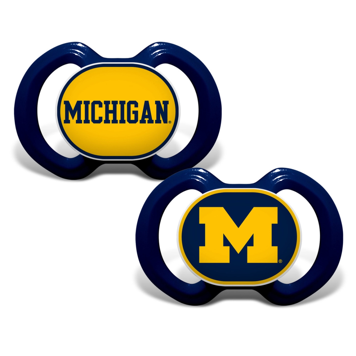 Masterpiece UMI2000 NCAA Michigan Wolverines Pacifier - Pack of 2