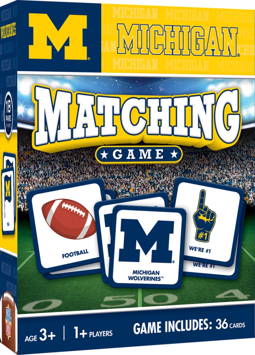 Masterpiece UMI3080 NCAA Michigan Wolverines Matching Game
