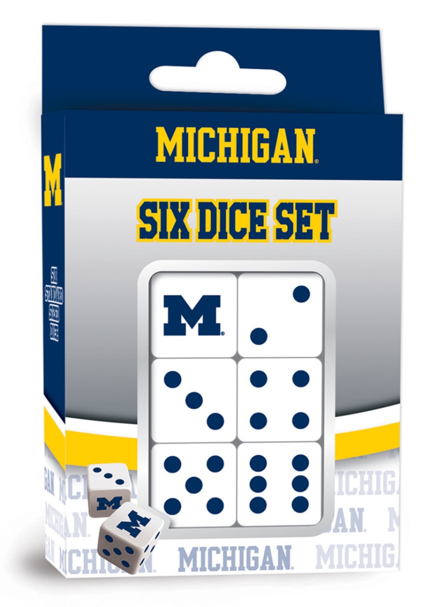 Masterpiece UMI3140 NCAA Michigan Wolverines Dice Set