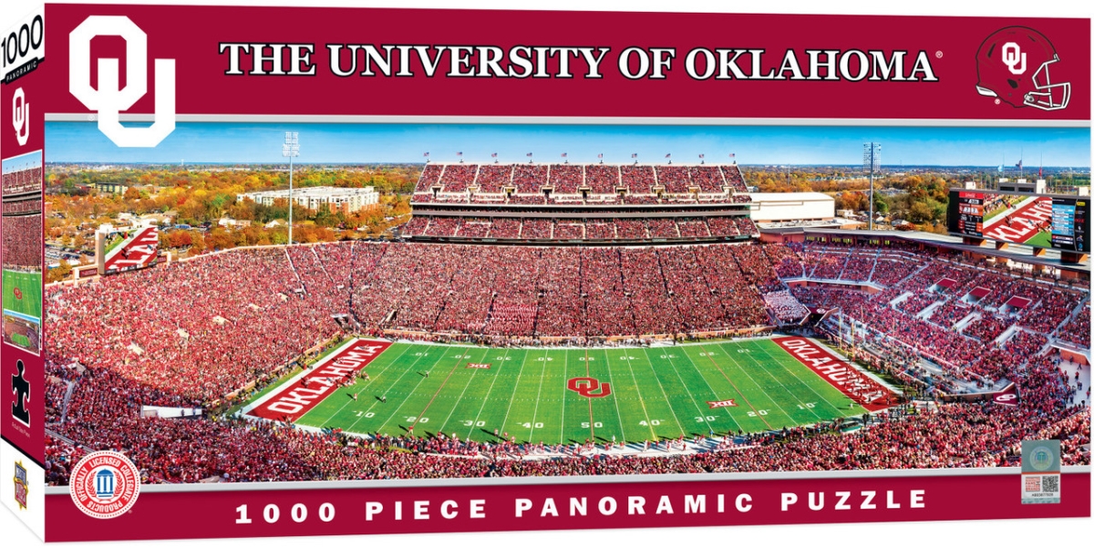 Picture of Masterpiece UOK1031 NCAA Oklahoma Sooners Panoramic Puzzle - 1000 Piece