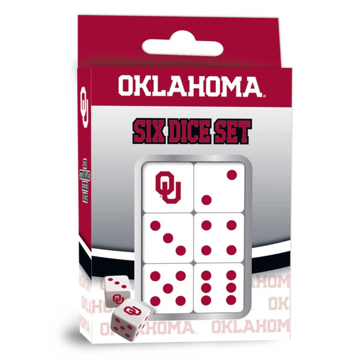 Masterpiece UOK3140 NCAA Oklahoma Sooners Dice Set