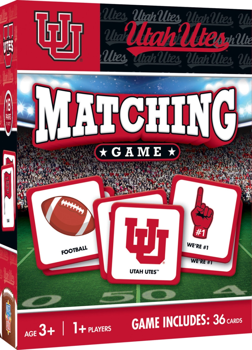 Masterpiece UTH3080 NCAA Utah Utes Matching Game