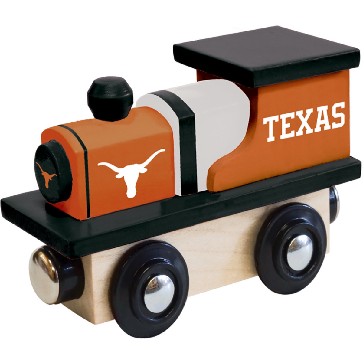 Masterpiece UTX2100 NCAA Texas Longhorns Wood Train Engine Toy