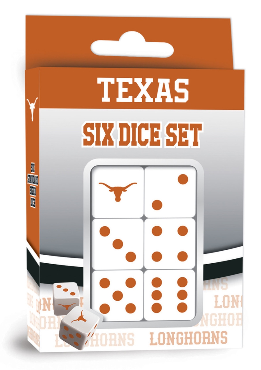 Masterpiece UTX3140 NCAA Texas Longhorns Dice Set