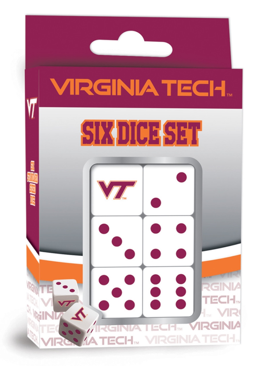Masterpiece VPI3140 NCAA Virginia Tech Hokies Dice Set