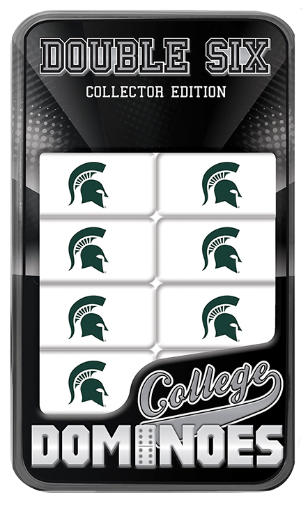 41686 NCAA Michigan State Spartans Dominoes Game