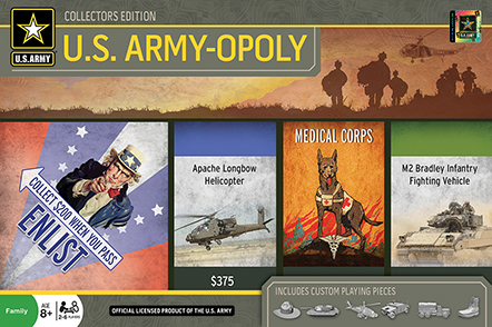 41598 U.S Army Opoly Board Game