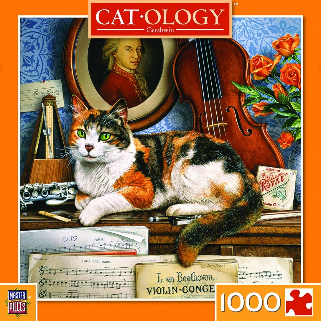 Picture of Masterpieces 71761 Gerschwin Cat-O-Logy Puzzle