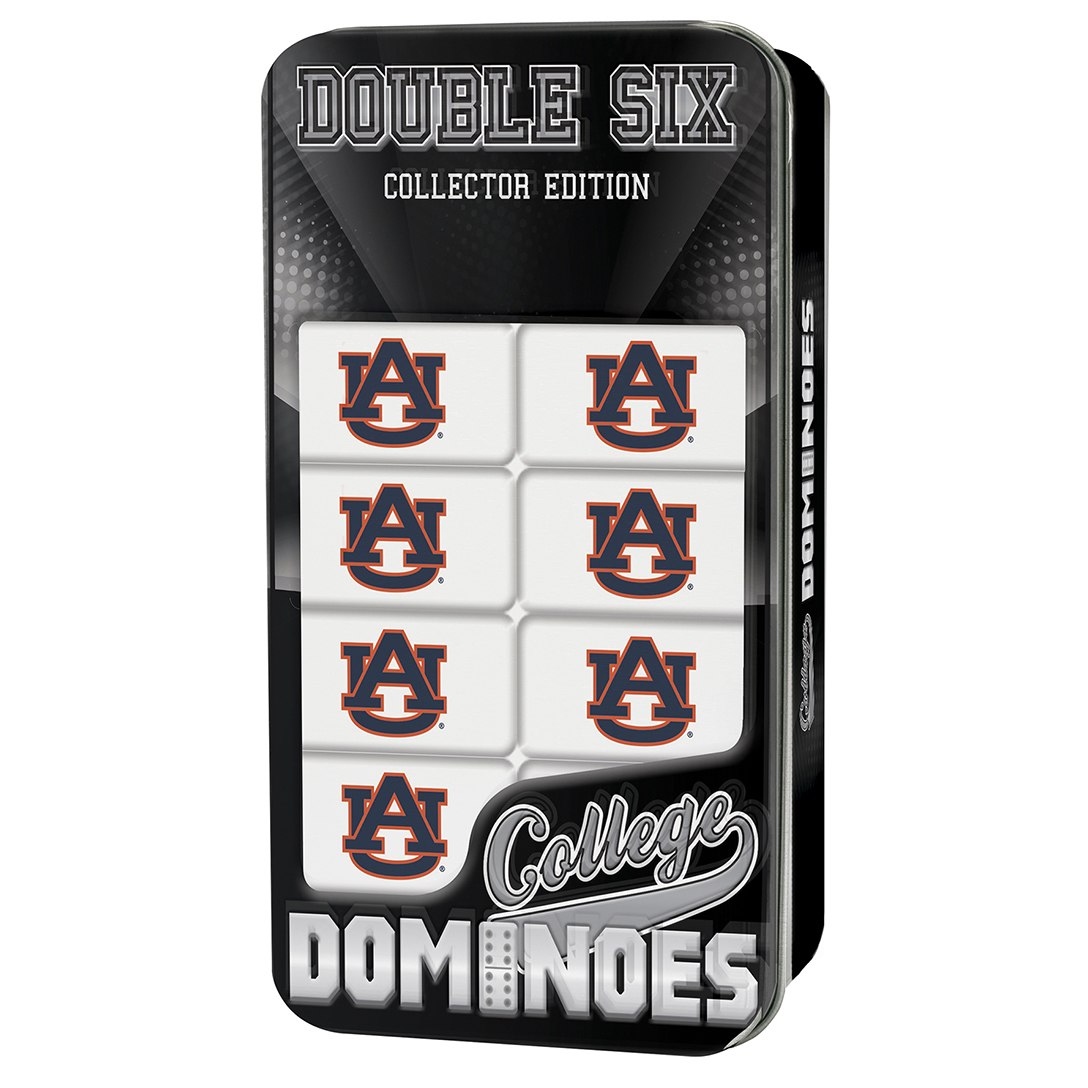 Masterpieces Puzzle 41680 NCAA Auburn Tigers Double-Six Dominoes