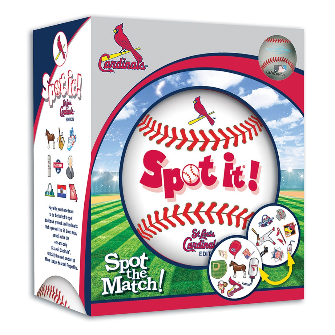 Picture of Masterpieces Puzzle 41764 MLB St. Louis Cardinals Spot It Card Game