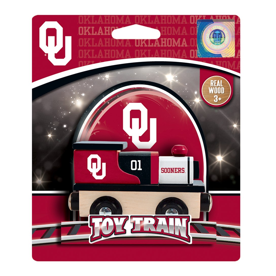 Masterpieces Puzzle 41852 NCAA Oklahoma Wood Train Engine