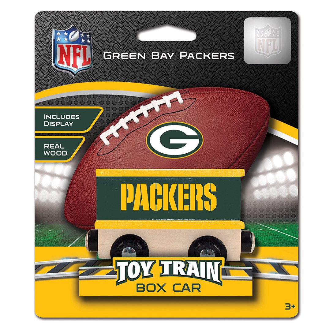Masterpieces Puzzle 41871 NFL Green Bay Packers Wood Train Box Car