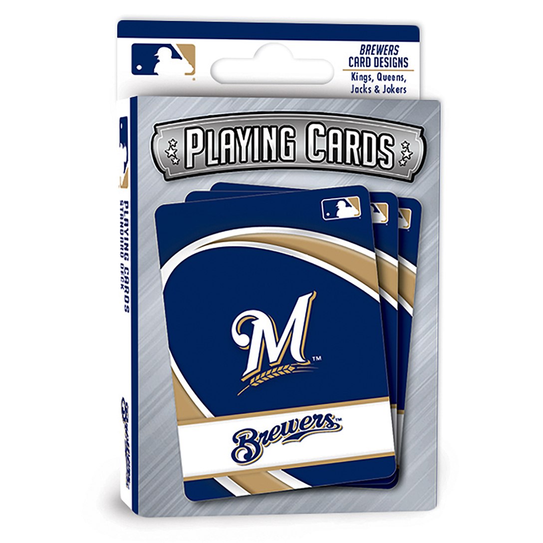 Picture of Masterpieces Puzzle 91743 MLB Milwaukee Brewers Playing Cards