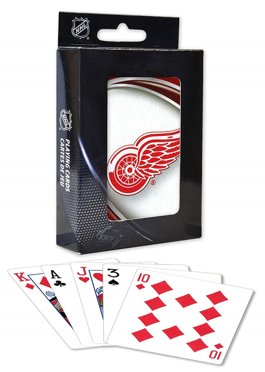 Masterpieces Puzzle 91756 NHL Detroit Red Wings Playing Cards