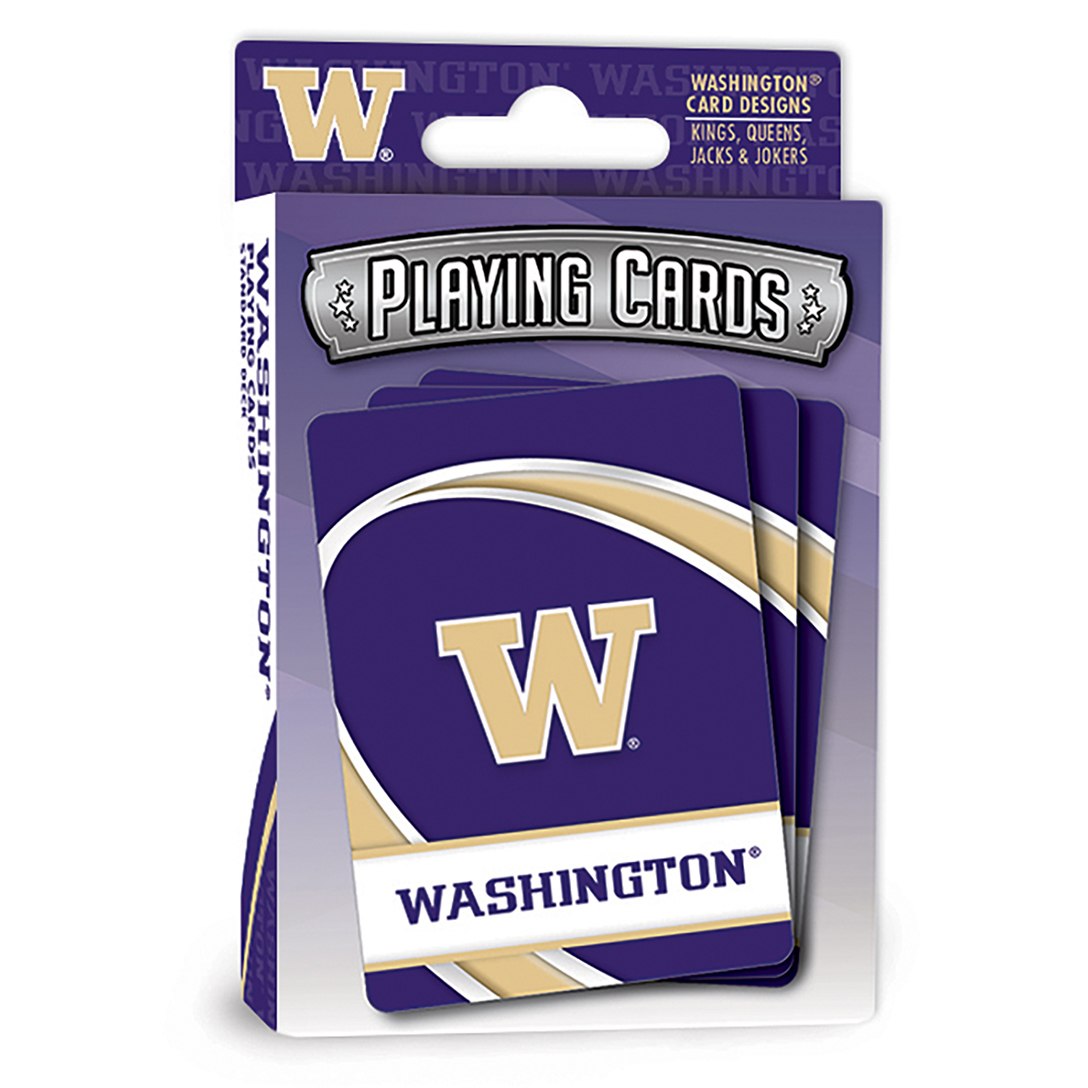 Masterpieces Puzzle 91782 NCAA Washington Playing Cards