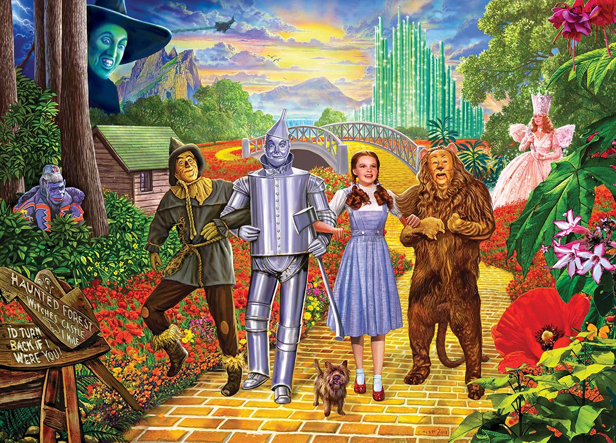 MasterPieces The Wizard of Oz - Off to See the Wizard 1000 Piece Puzzle - Multicolor