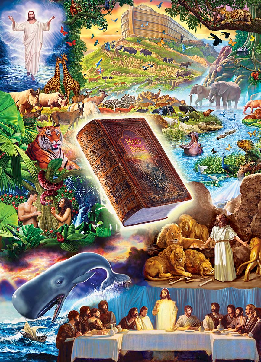 Master Pieces 71980 Inspirational The Holy Bible Puzzle - 1000 Piece