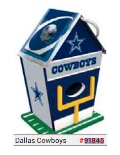 Master Pieces 91845 Dallas Cowboys Birdhouse