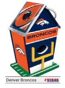 Master Pieces 91846 Denver Broncos Birdhouse
