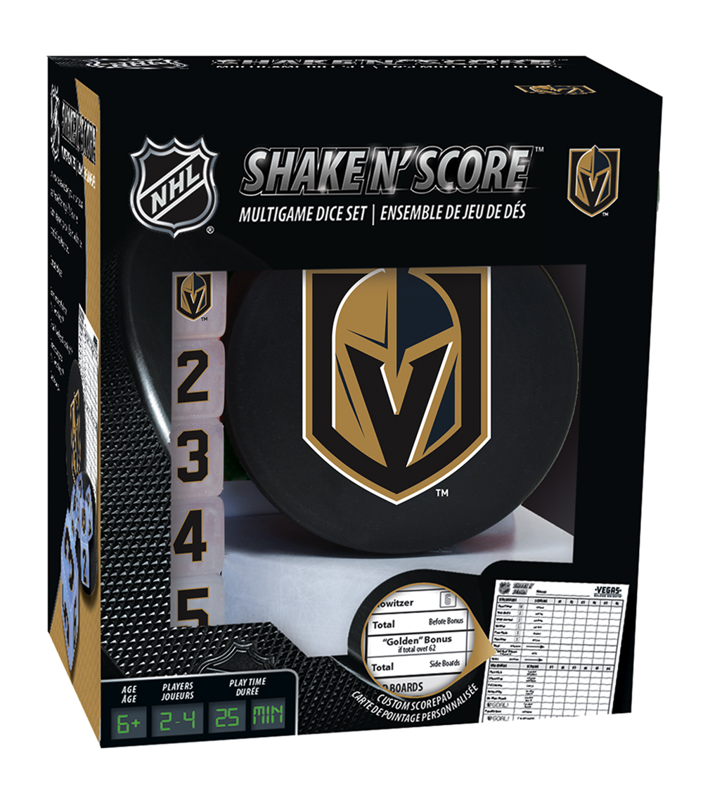 41968 Vegas Golden Knights Shake N Score Dice Set