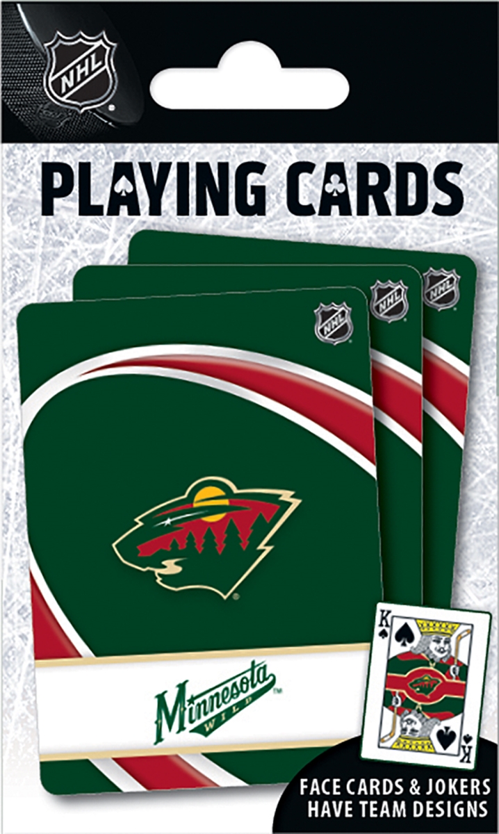 81785 3.5 x 2.5 in. Minnesota Wild Playing Cards
