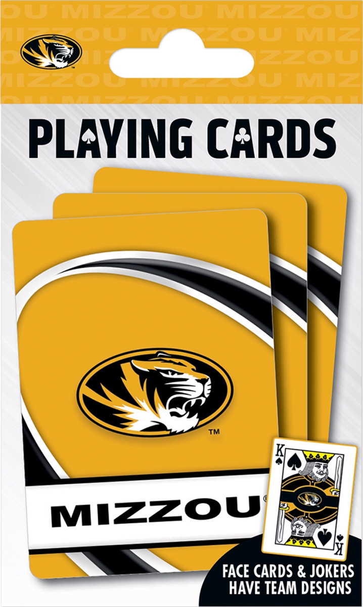 81793 3.5 x 2.5 in. Missouri Tigers Playing Cards