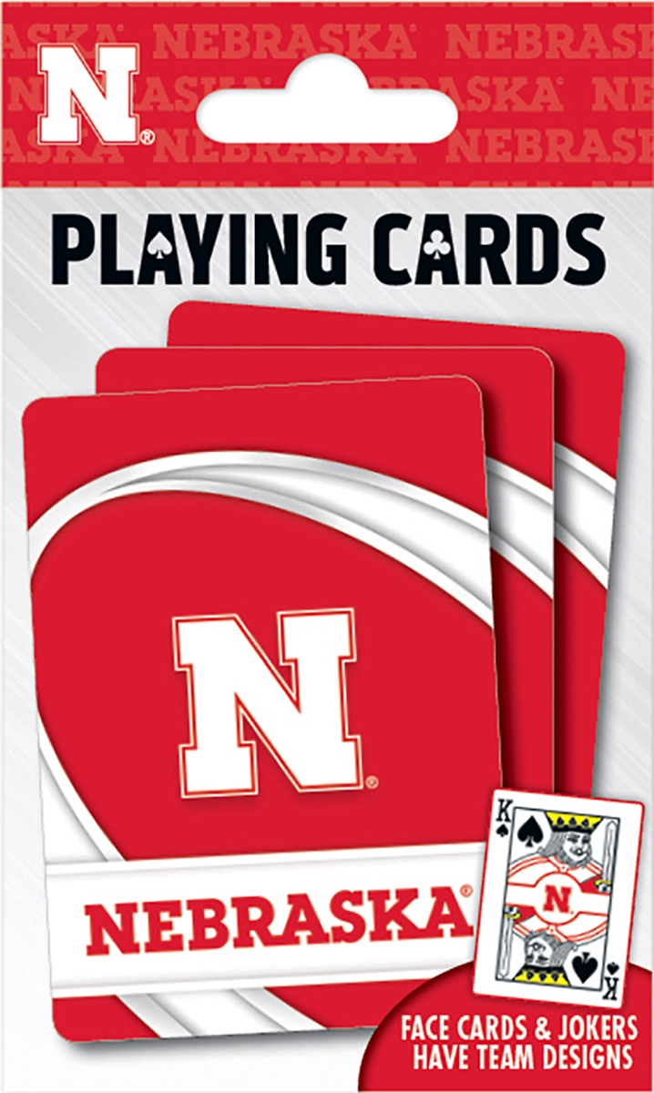 91773 3.5 x 2.5 in. Nebraska Cornhuskers Playing Cards