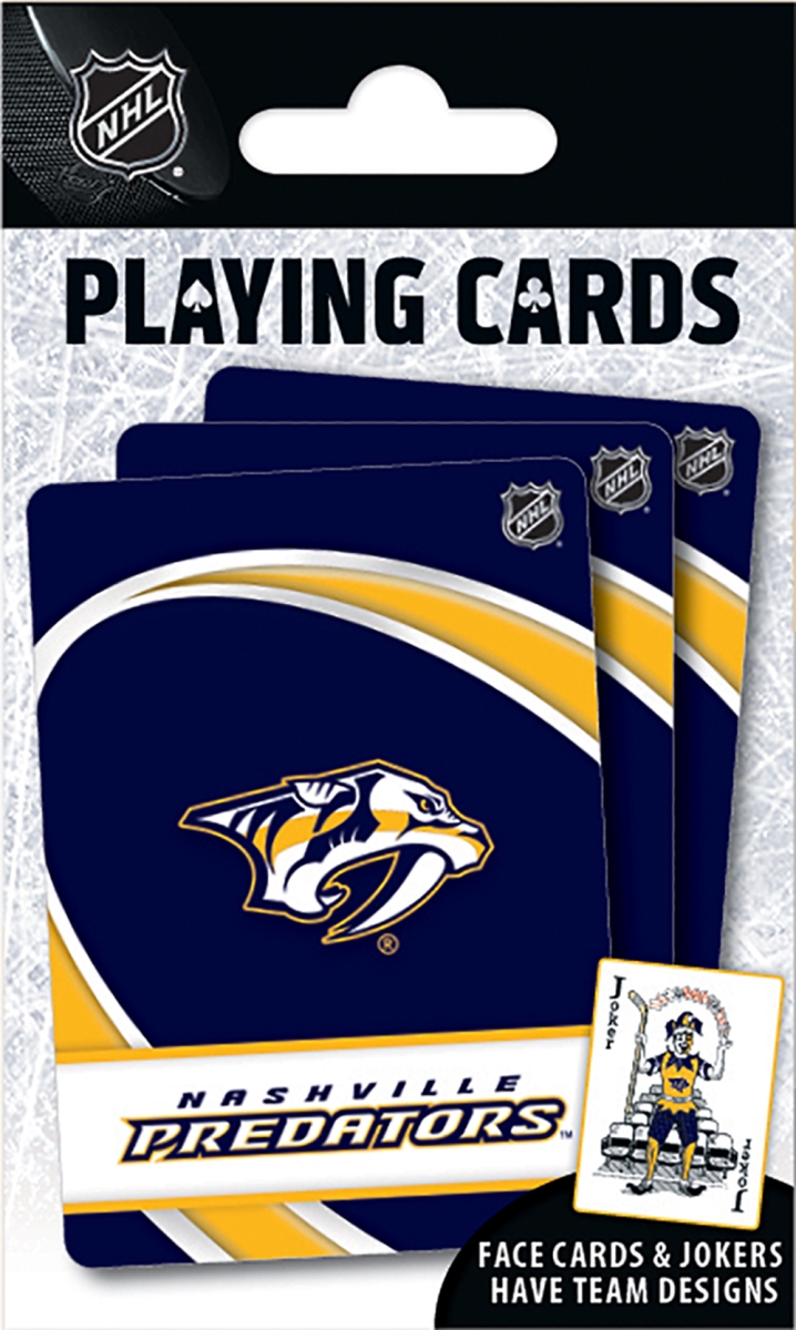 91819 3.5 x 2.5 in. Nashville Predators Playing Cards