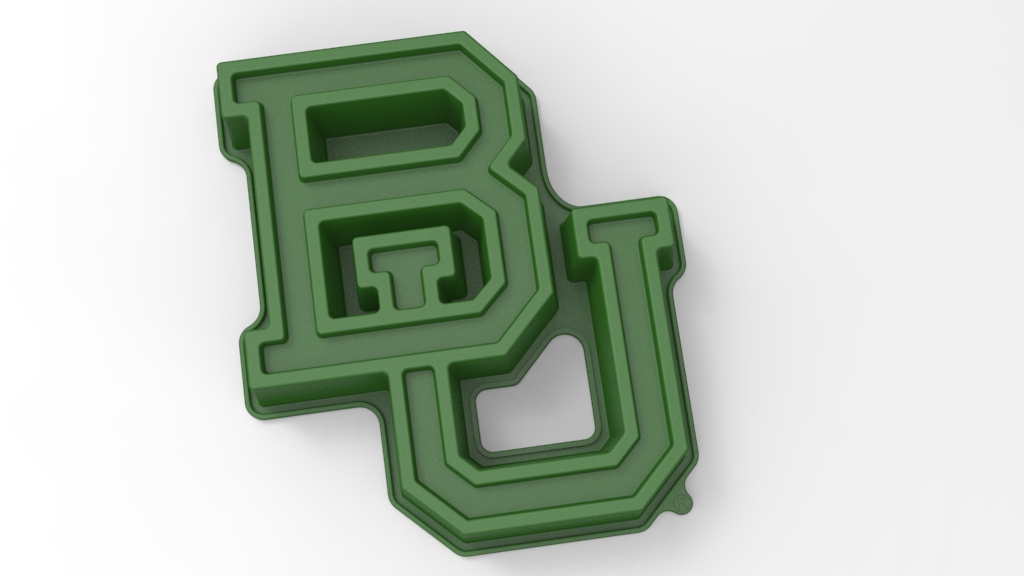 BAY001 Baylor Bears Cake Pan with Stand