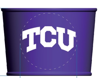 TCU010 TCU Horned Frogs Team Gripz Cup Sleeves