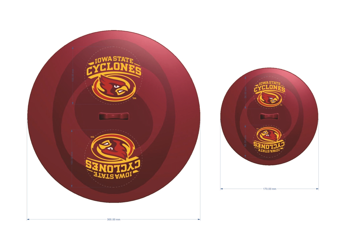 IWS008 Iowa State Cyclones Tailgate Topperz