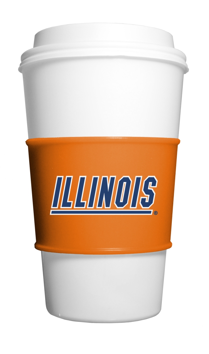 IL010 Illinois Fighting Illini Team Gripz Cup Sleeve