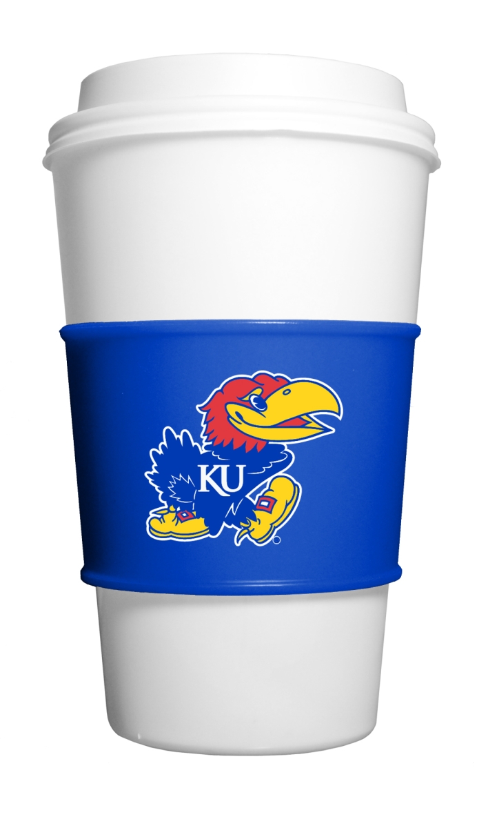 KS010 Kansas Jayhawk Team Gripz Cup Sleeves