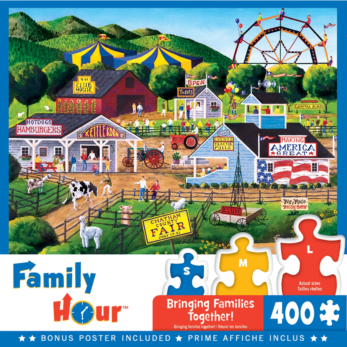Master Pieces 31901 Family Hour Summer Carnival Puzzle - 400 Piece