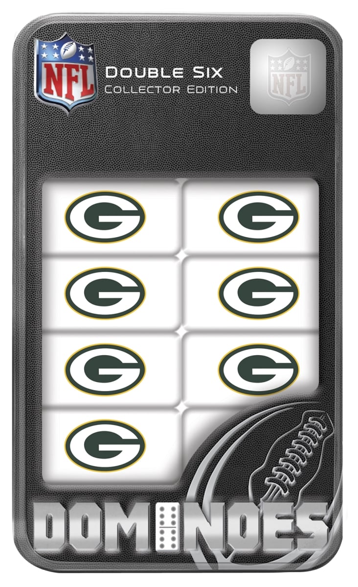 Master Pieces 41629 Green Bay Packers Double-Six Dominoes