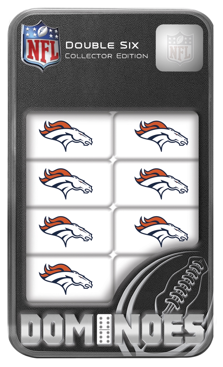Master Pieces 41632 Denver Broncos Double-Six Dominoes