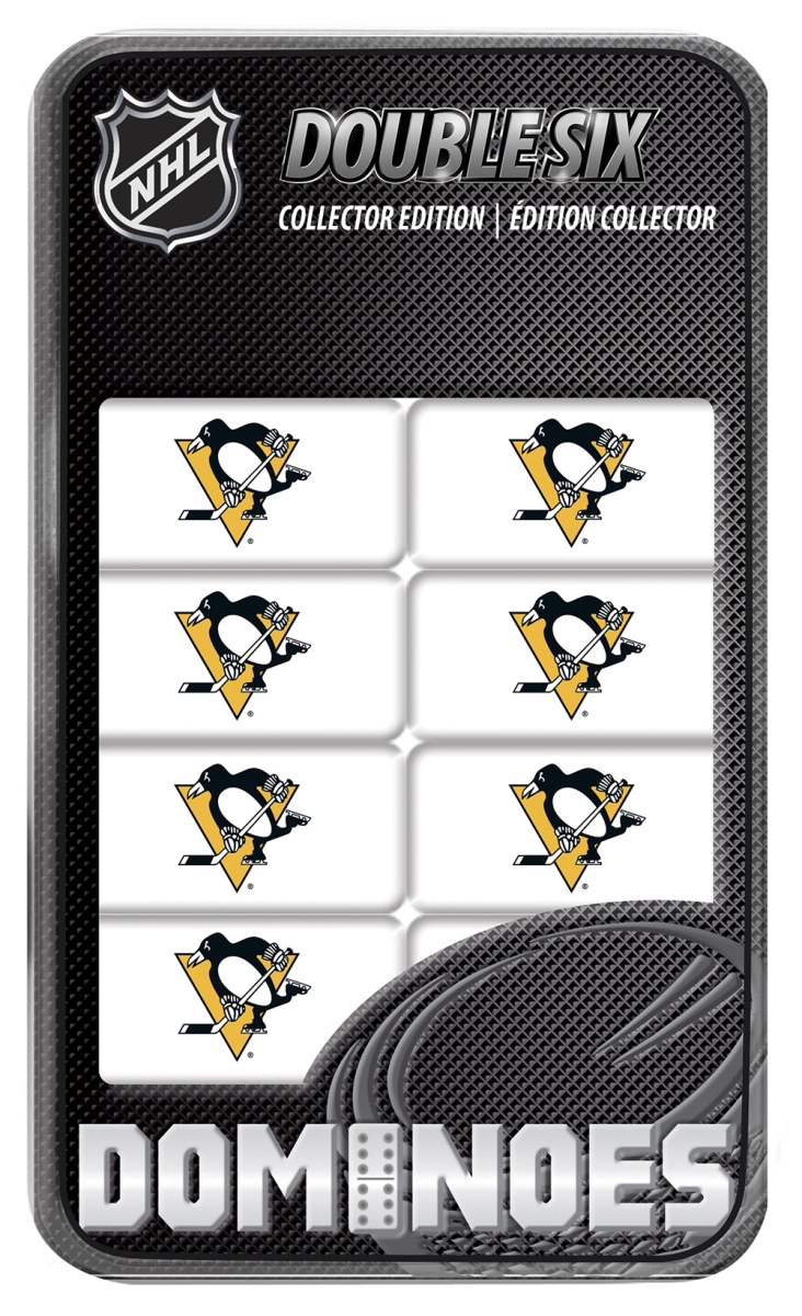 Master Pieces 41665 Pittsburgh Penguins Double-Six Dominoes