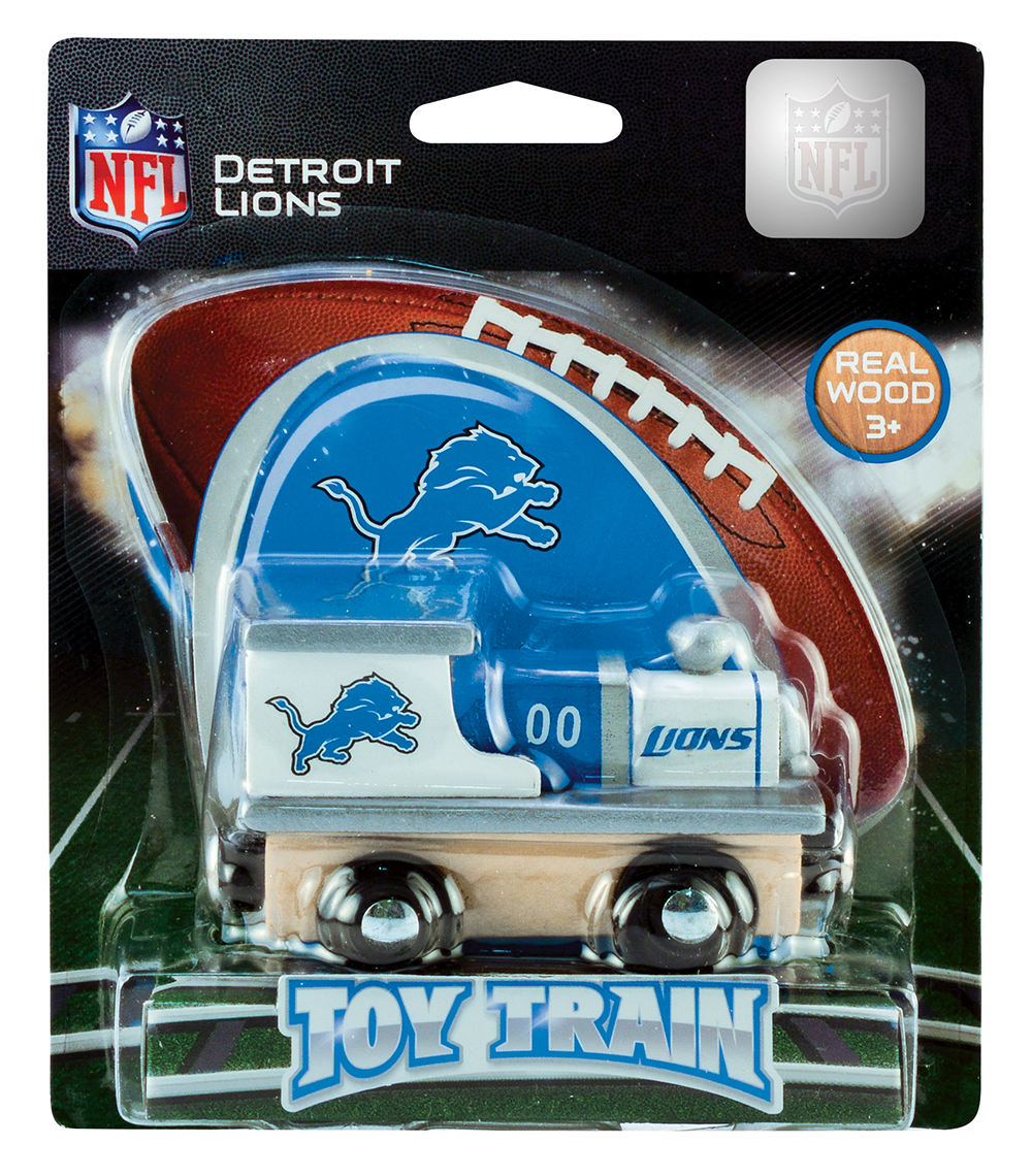 Master Pieces 41667 Detroit Lions Wood Train Engine
