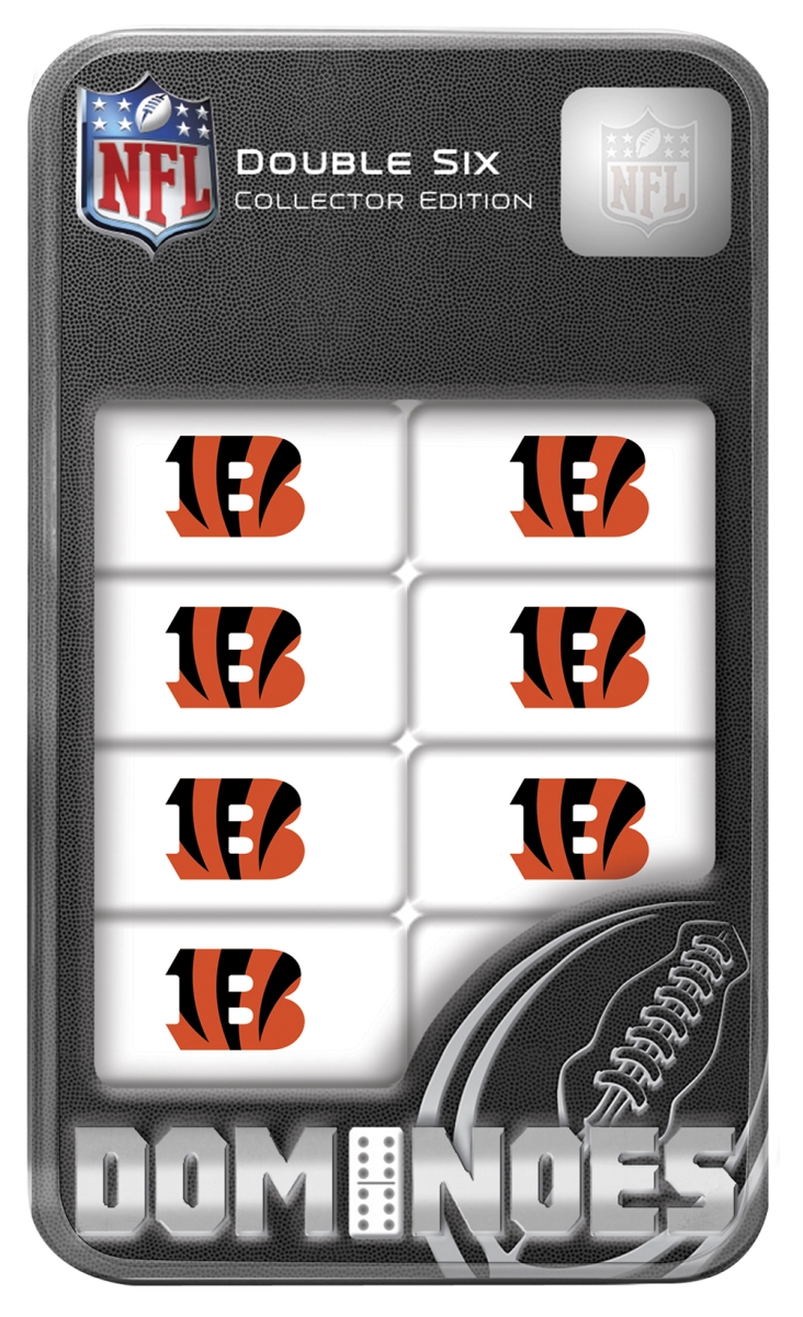 Master Pieces 41677 Cincinnati Bengals Double-Six Dominoes