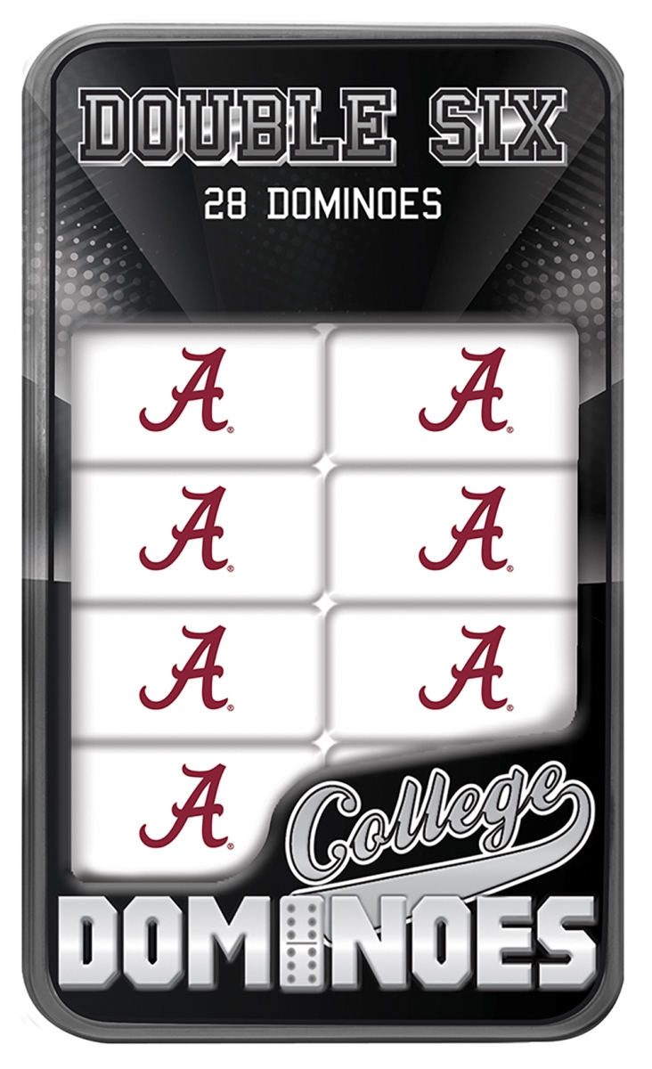 Master Pieces 41679 Alabama Crimson Tide Double-Six Dominoes