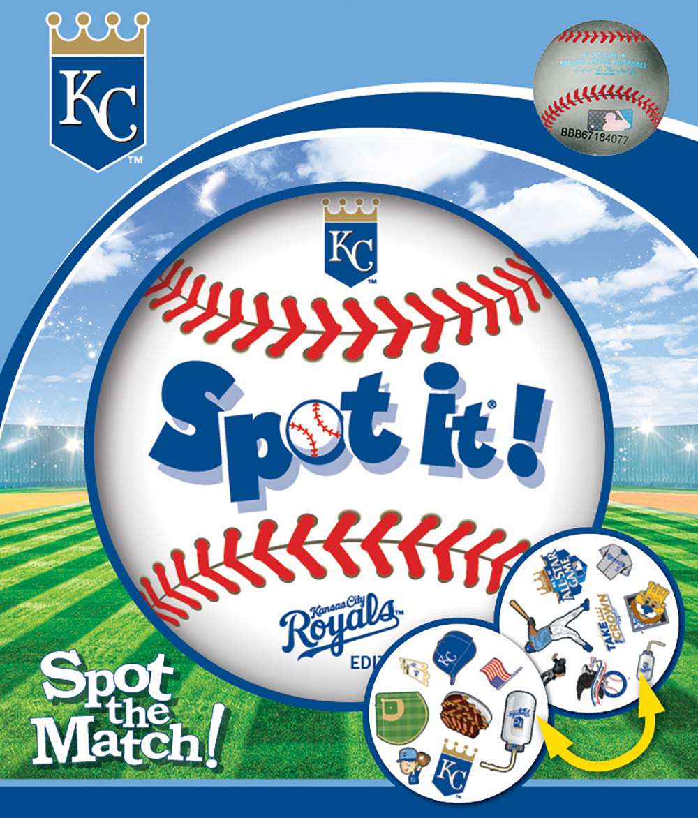 Master Pieces 41761 Kansas City Royals Spot it Card Game