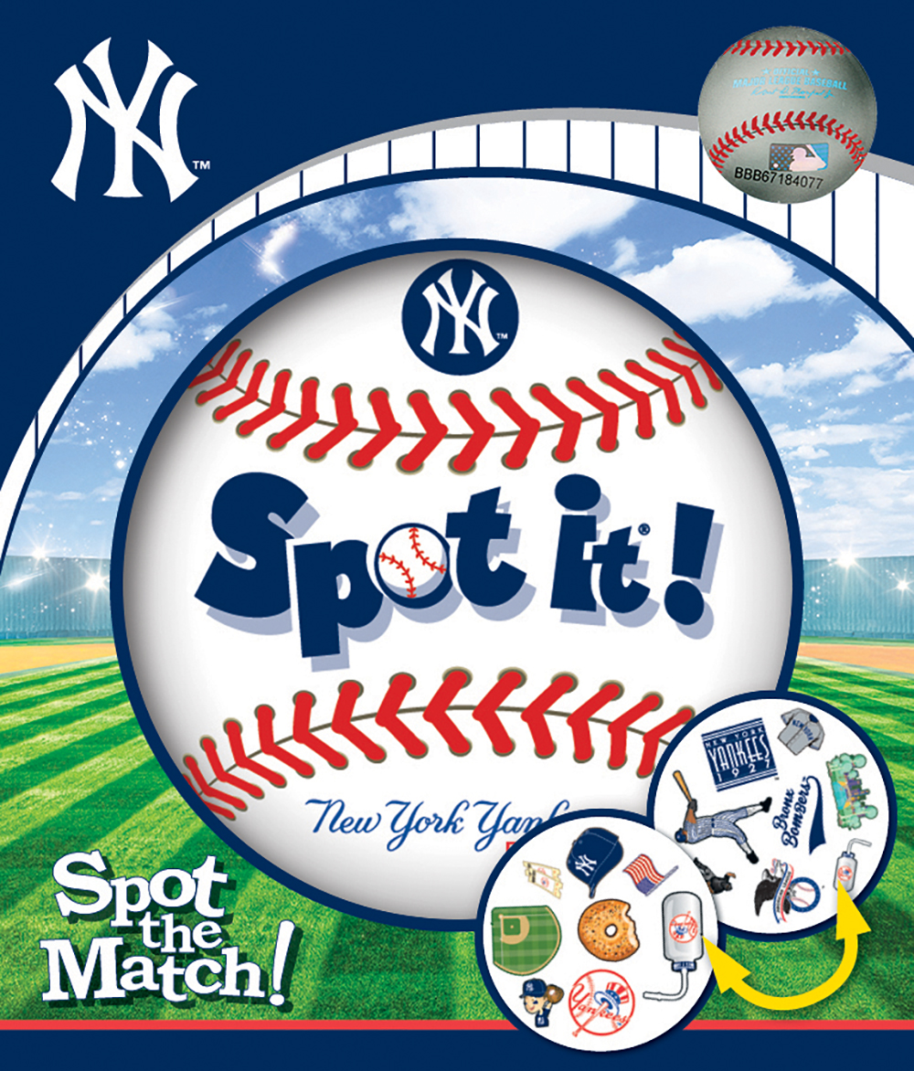 Master Pieces 41762 New York Yankees Spot it Card Game