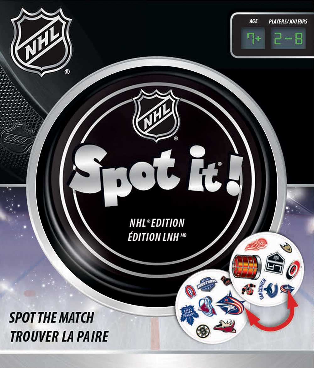 Master Pieces 41765 NHL Spot it All-League Card Game