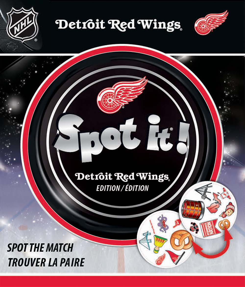 Master Pieces 41768 Detroit Red Wings Spot it NHL Card Game