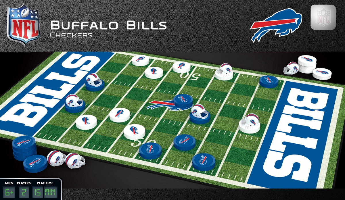 Master Pieces 41790 Buffalo Bills Checkers Board Game
