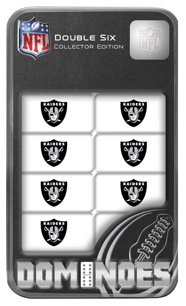 Master Pieces 41793 Raiders Double-Six Dominoes