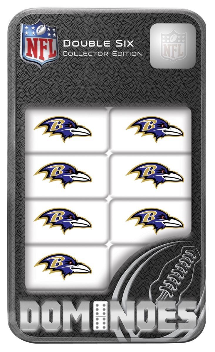 Master Pieces 41813 Baltimore Ravens Double-Six Dominoes