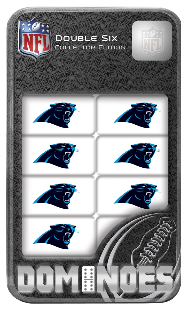 Master Pieces 41815 Carolina Panthers Double-Six Dominoes
