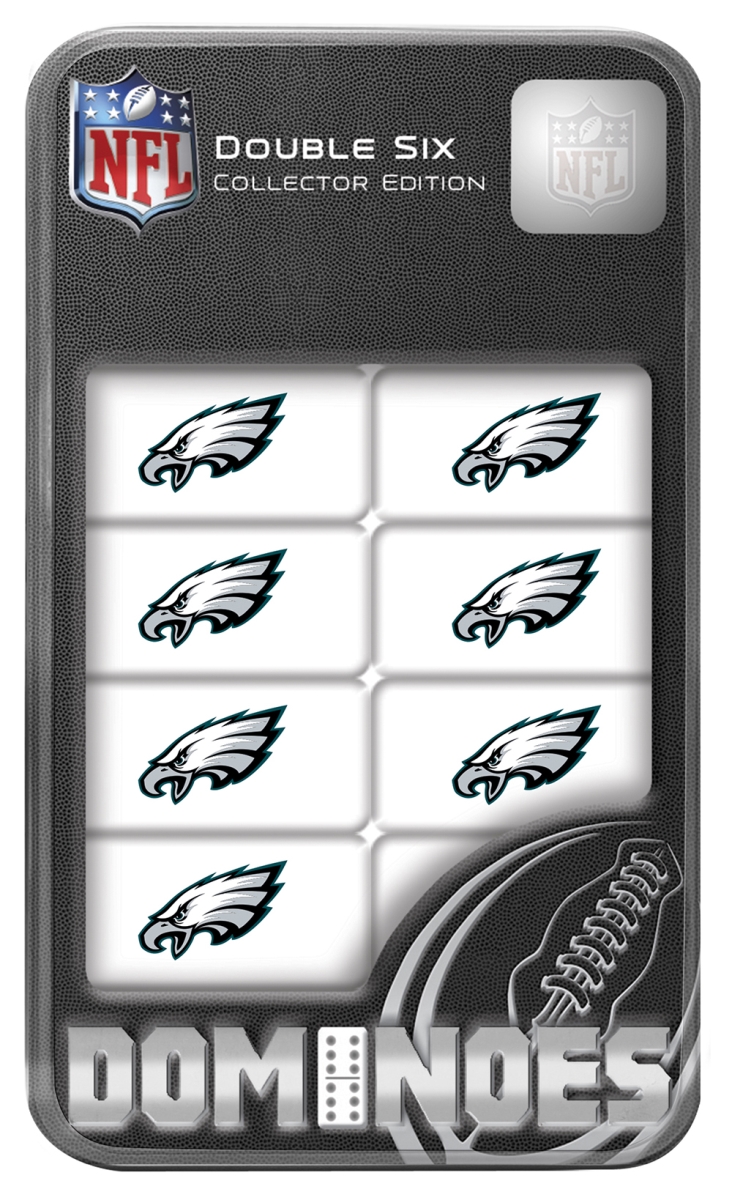 Master Pieces 41820 Philadelphia Eagles Double-Six Dominoes