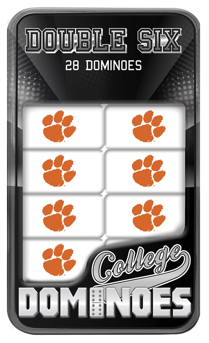 Master Pieces 41827 Clemson Tigers Double-Six Dominoes